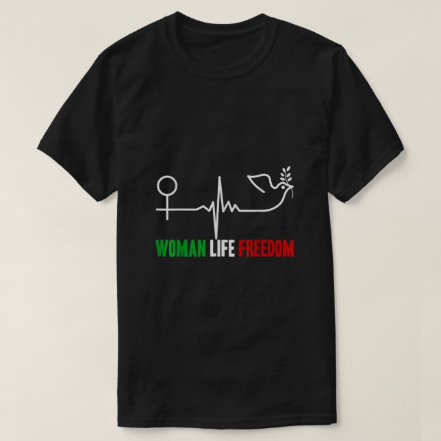 Frau Life Freedom Zan Zendegi Azadi Women Life for T-Shirt (Design vorne)