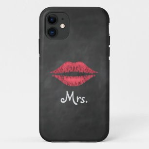 Frau Lips auf Tafel iPhone 5 Case-Mate Hülle
