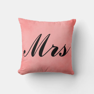 Frau Lovely Pink Parchment Mr. and Mrs. Kissen