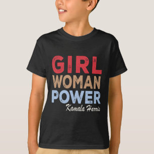 Frau Macht Kamala Harris Retro Vintage T-Shirt