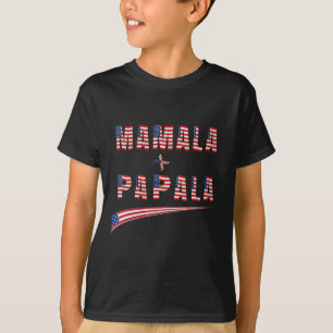 Frau Mamala Papala 2024 Kamala Harris Tim W Demo T-Shirt