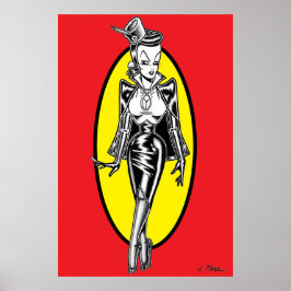 Frau Mars™ Anzug Poster