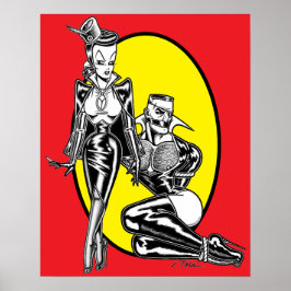 Frau Mars™/Jet Latex™/Captured Poster