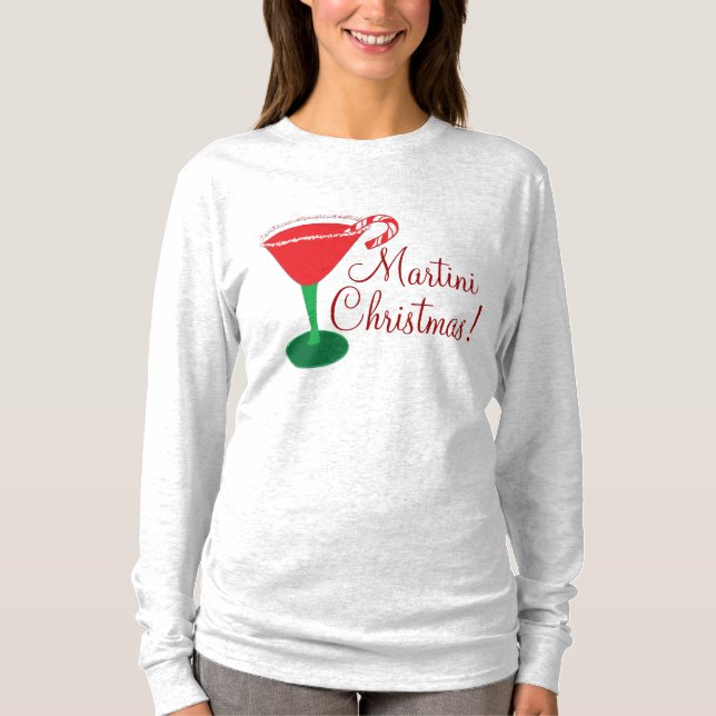 Frau Martini Weihnachtsfest Shirt (Vorderseite)