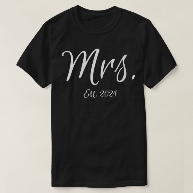 Frau Matching Script Mr. T-Shirt (Design vorne)