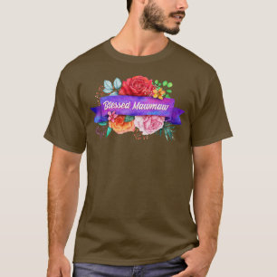 Frau Mawmaw für Frauen Oma mit Wasserfarbe R T-Shirt