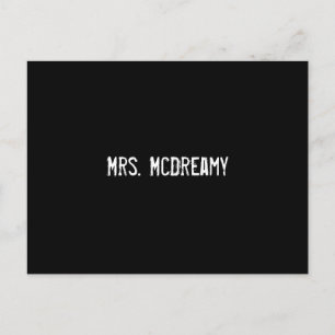 Frau McDreamy Postkarte