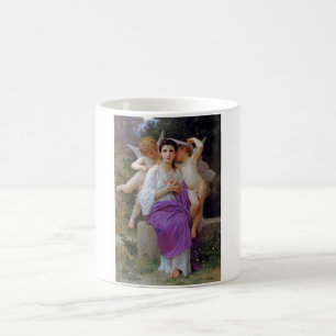 Frau mit Cupid, Bouguereau Kaffeetasse