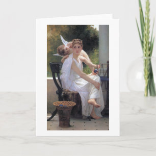 Frau mit Cupid, Bouguereau Karte