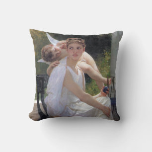 Frau mit Cupid, Bouguereau Kissen