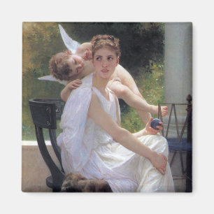 Frau mit Cupid, Bouguereau Magnet