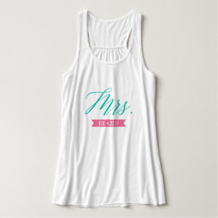 Frau mit Datum Tank Top