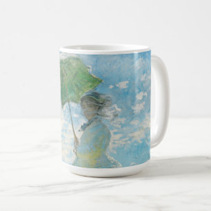 Frau mit dem Parasol Claude Monet Kaffeetasse