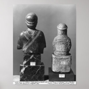 Frau mit dem Schal Poster