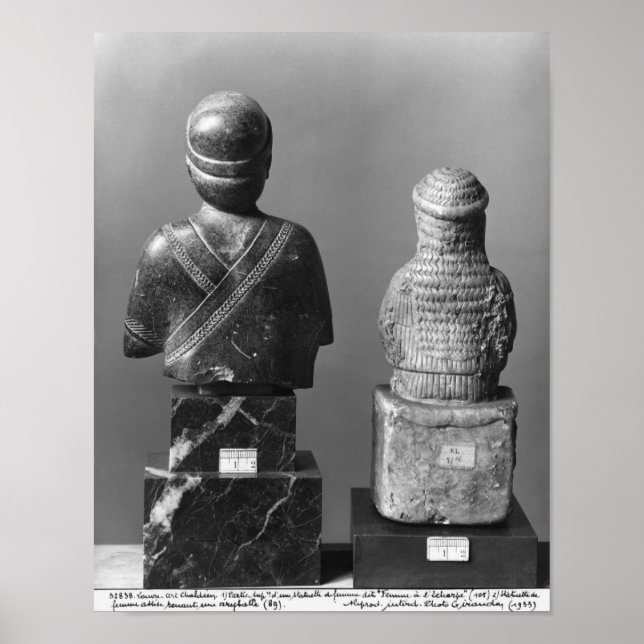 Frau mit dem Schal Poster (Vorne)