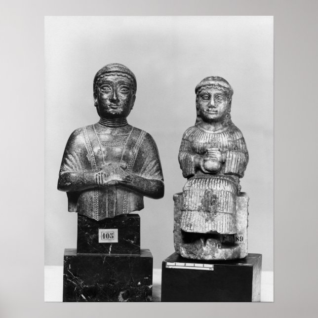 Frau mit dem Schal Poster (Vorne)