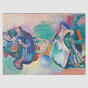 Frau mit einem Hut von Henri Matisse Seidenpapier