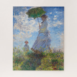 Frau mit einem Sonnenschirm Monet Puzzle