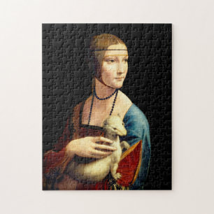 Frau mit einer Ermine von Leonardo Da Vinci Puzzle