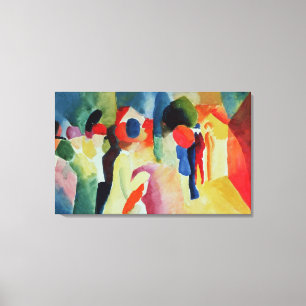 Frau mit einer gelben Jacke, 1913 Leinwanddruck