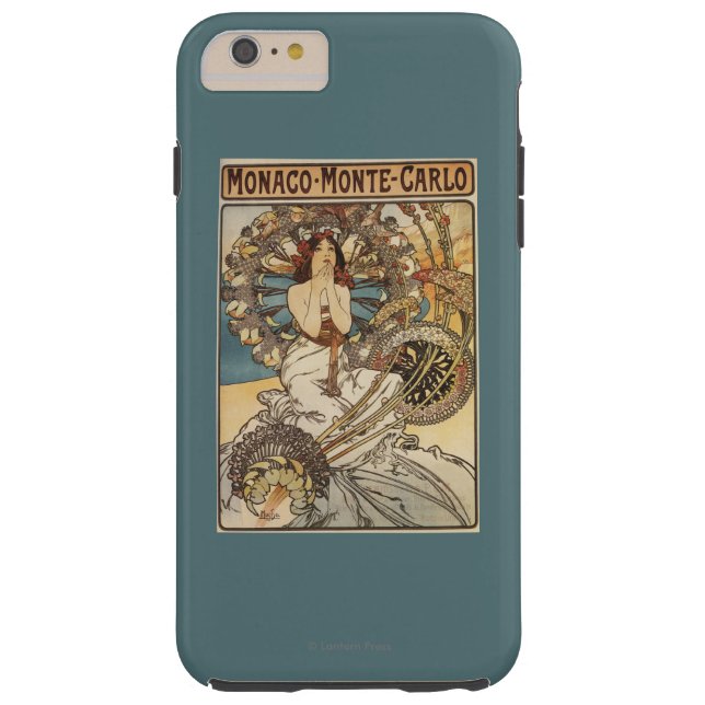 Frau mit Federn - PLM Bahnreise-Plakat Case-Mate iPhone Hülle (Rückseite)