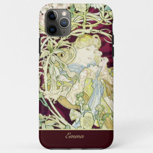 Frau mit Gänseblümchen - Alphonse Mucha Case-Mate iPhone Hülle