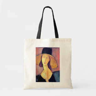 Frau mit großer Hut, Modigliani Tragetasche