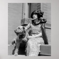 Frau mit Hund, 1920er
