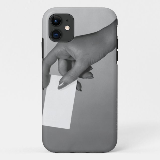 Frau mit Karte Case-Mate iPhone Hülle (Rückseite)