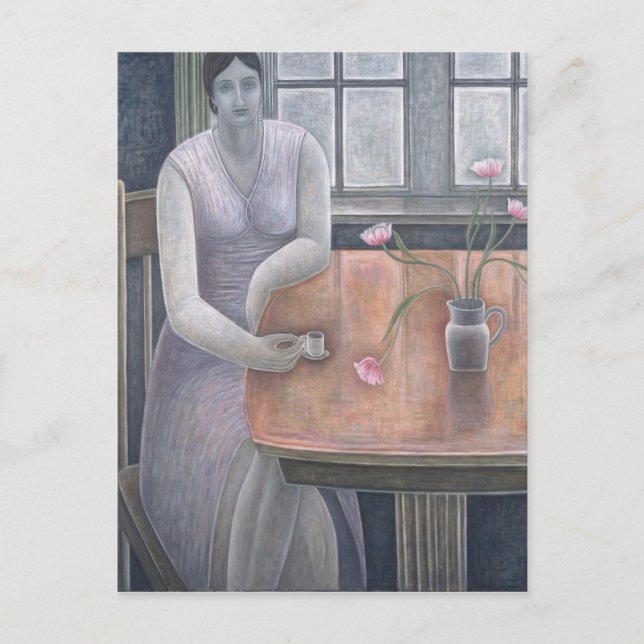 Frau mit Kleincup 2007 Postkarte (Vorderseite)