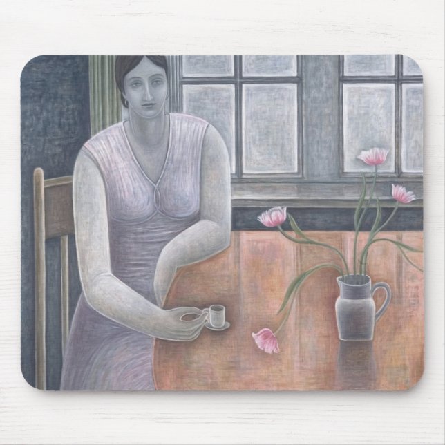 Frau mit kleiner Schale 2007 Mousepad (Vorne)