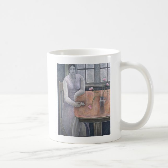 Frau mit kleiner Schale 2007 Tasse (Rechts)