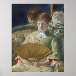 Frau mit Lüfter - Mary Cassatt Fine Art Poster