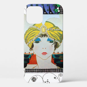 FRAU MIT ORIENTAL YELLOW TURBAN / Beauty Fashion Case-Mate iPhone Hülle