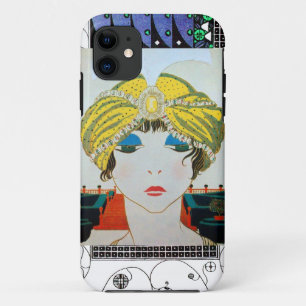 FRAU MIT ORIENTAL YELLOW TURBAN / Beauty Fashion iPhone 11 Hülle