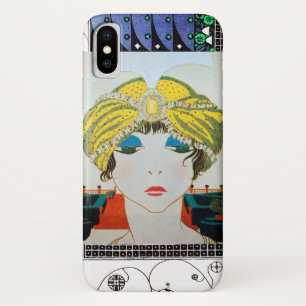 FRAU MIT ORIENTALISCHEM GELBEN TURBAN / Schönheit iPhone X Hülle