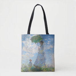 "FRAU MIT PARASOL" 1890 CLAUDE MONET TOTE BAG