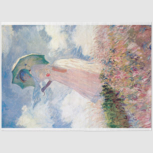Frau mit Parasol, Claude Monet, 1886 Seidenpapier