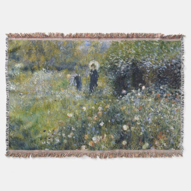 Frau mit Parasol im Garten von Auguste Renoir Decke (Vorderseite)