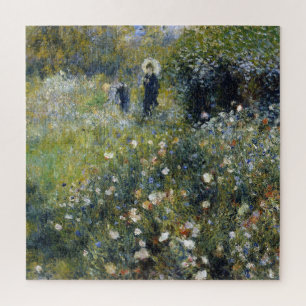 Frau mit Parasol im Garten von Auguste Renoir Puzzle