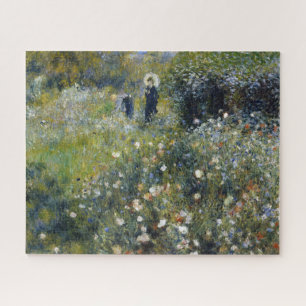 Frau mit Parasol im Garten von Auguste Renoir Puzzle