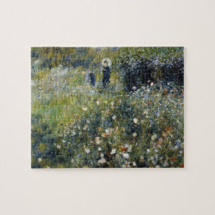 Frau mit Parasol im Garten von Auguste Renoir Puzzle