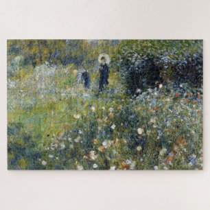 Frau mit Parasol im Garten von Auguste Renoir Puzzle