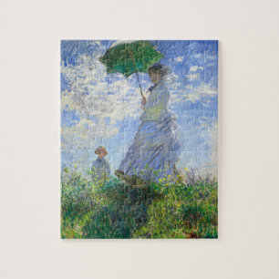 Frau mit Parasol, Madame Monet und ihrem Sohn Puzzle