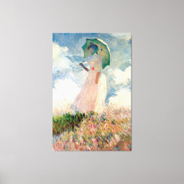 Frau mit Parasol Vintag Claude Monet 1886 Leinwanddruck