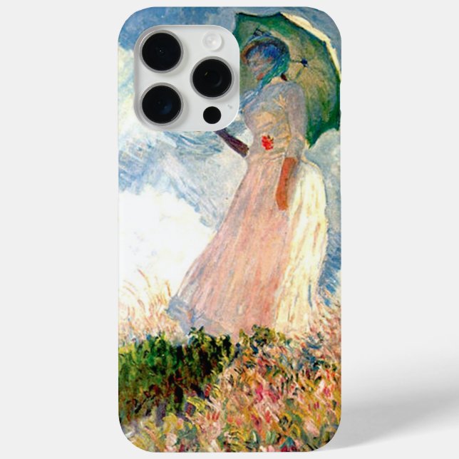"Frau mit Parasolpromenade Monet" Case-Mate iPhone Hülle (Rückseite)