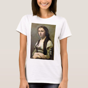 Frau mit Perle, Camille Corot, 1868-1870 T-Shirt