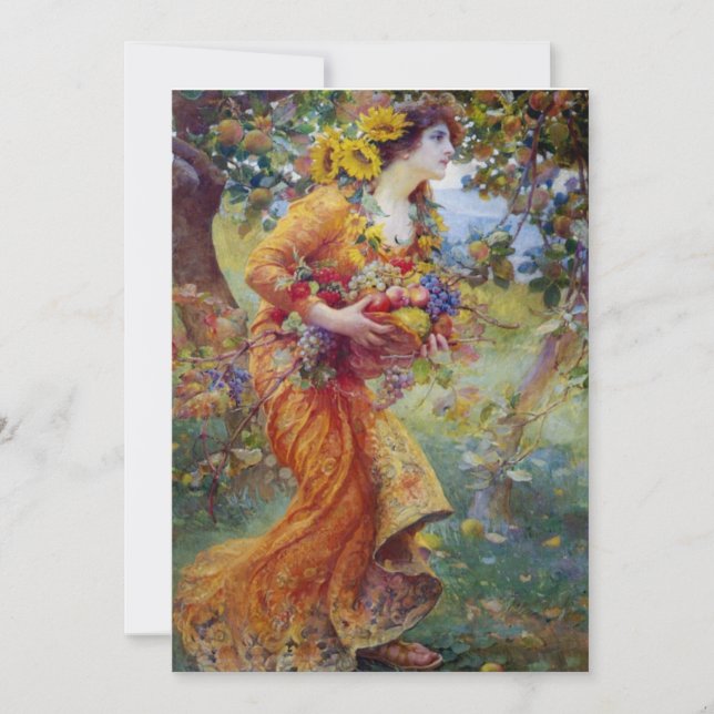 Frau mit Sommerschwanz (Vorderseite)