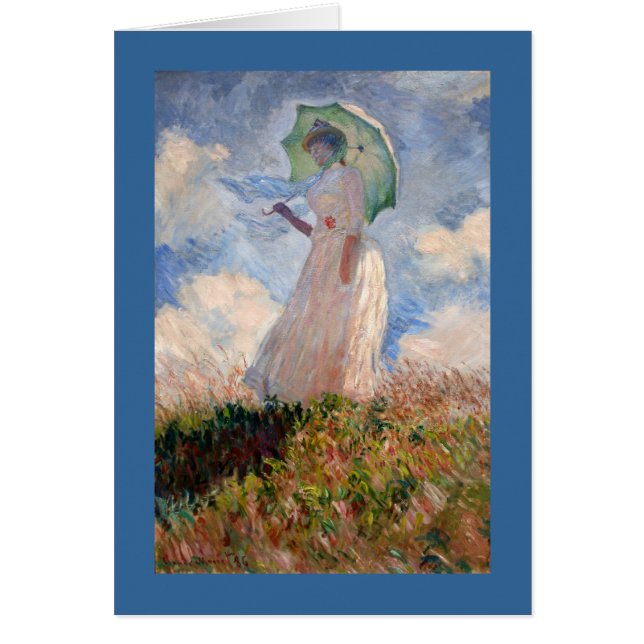 Frau mit Sonnenschirm (Vorne)