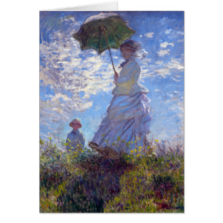 Frau mit Sonnenschirm